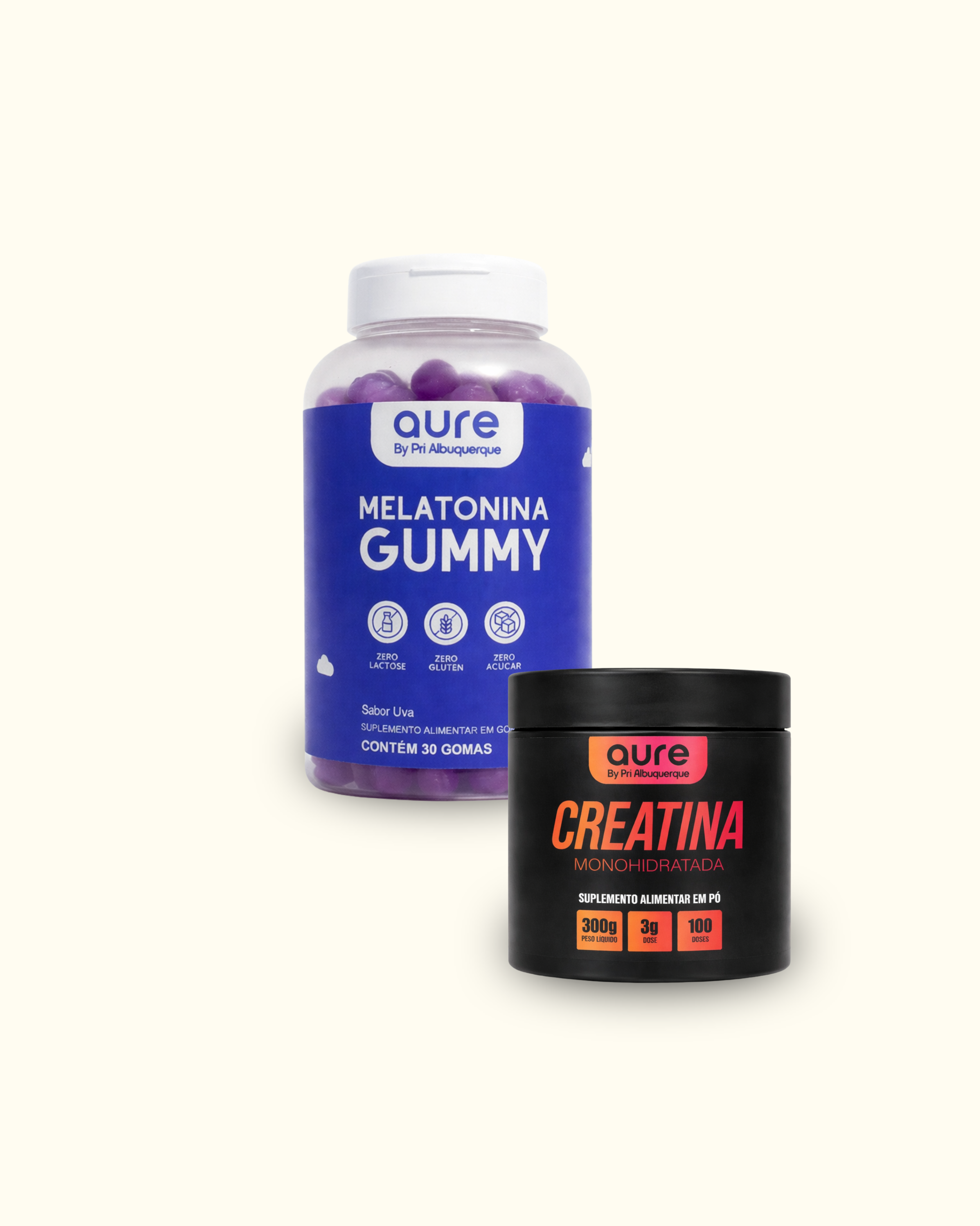 Melatonina Gummy + Creatina em Pó