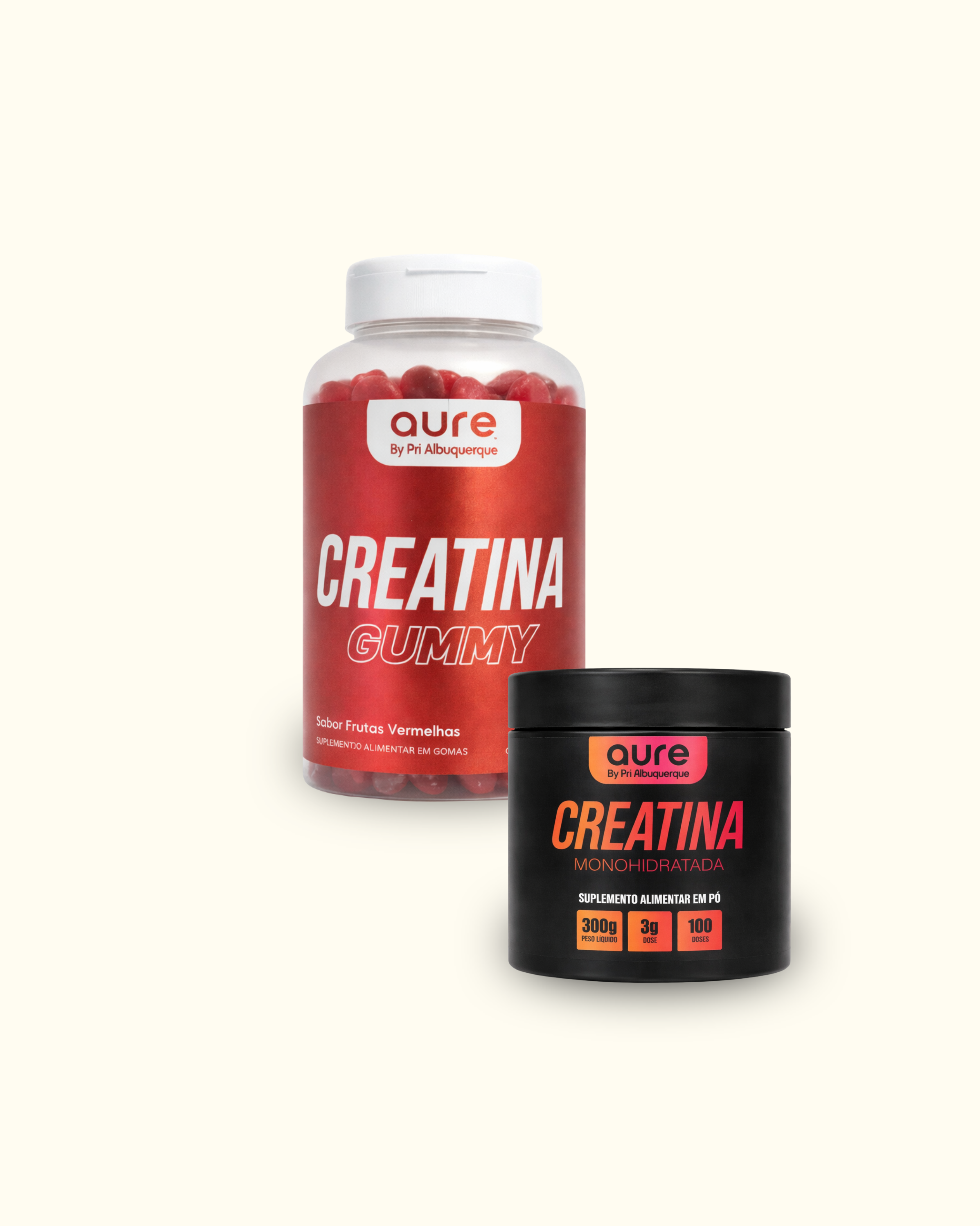 Creatina Gummy + Creatina em Pó
