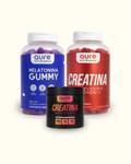Melatonina Gummy + Creatina Gummy + Creatina em Pó